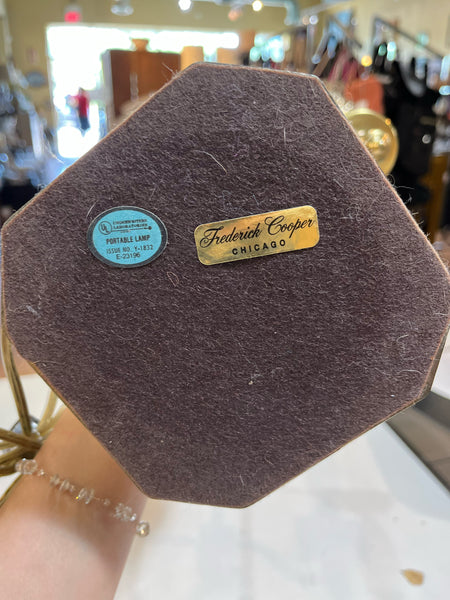 Vitnage Frederick Cooper Brass Student Lamp