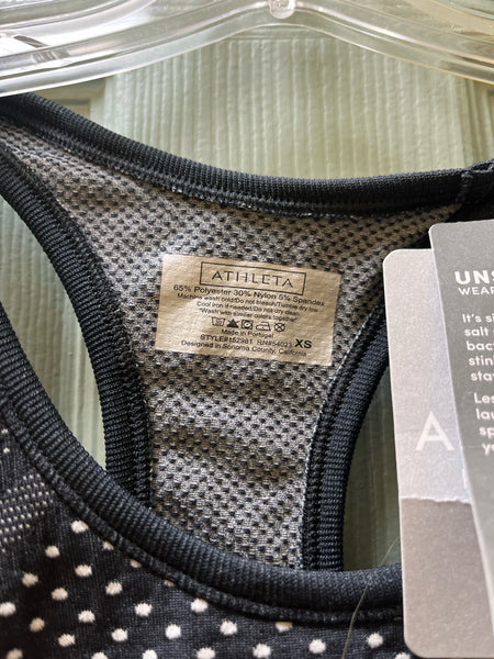 NWT Athleta Black “Fastest Track” Tank