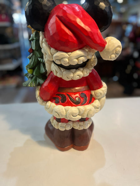 Jim Shore Disney Traditions "Old St. Mick" Mickey Statue