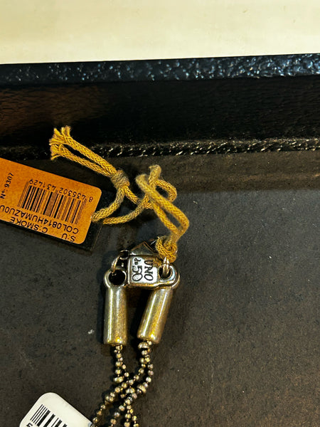 Uno de 50 Smoke Stone Necklace