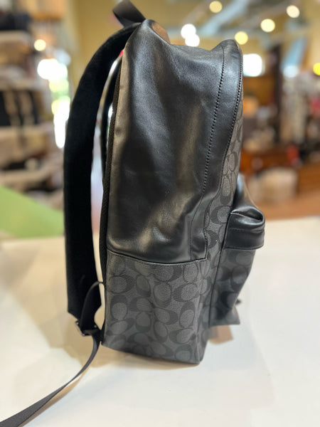 Coach Gray Signature Backpack
