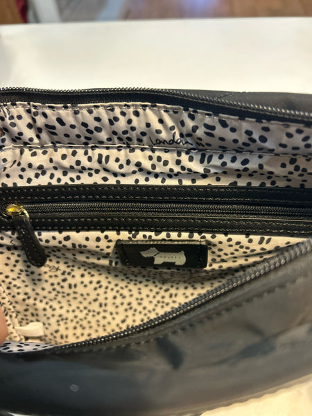 NWT Radley Black "Charleston Zip-Top" Crossbody