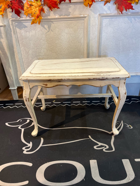 Rectangle Cream End Table