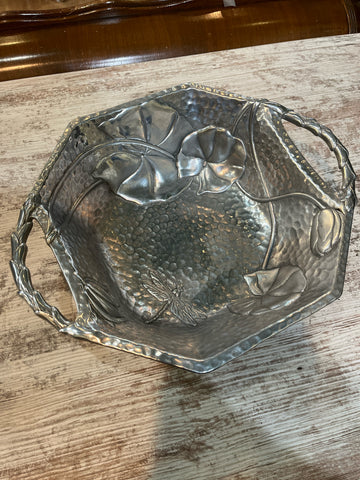 Arthur Court Dragonfly Silver Bowl