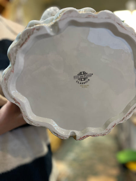 Fitz & Floyd Christmas "Lodge Santa" Staute