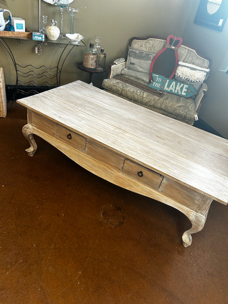 Whitewashed Coffee Table