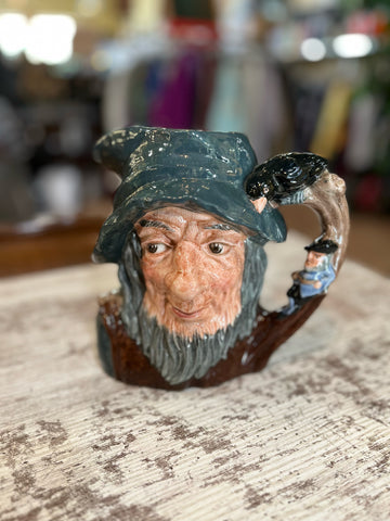 Royal Doulton "Rip Van Winkle" character ceramic pitcher/jug