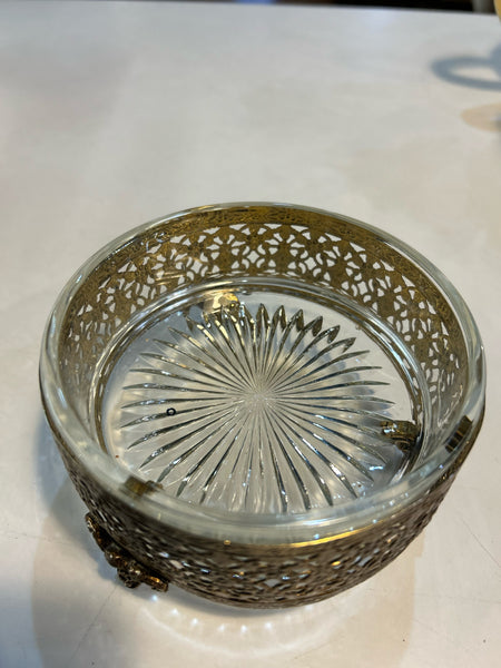 Vintage Ormolu Trinket Box