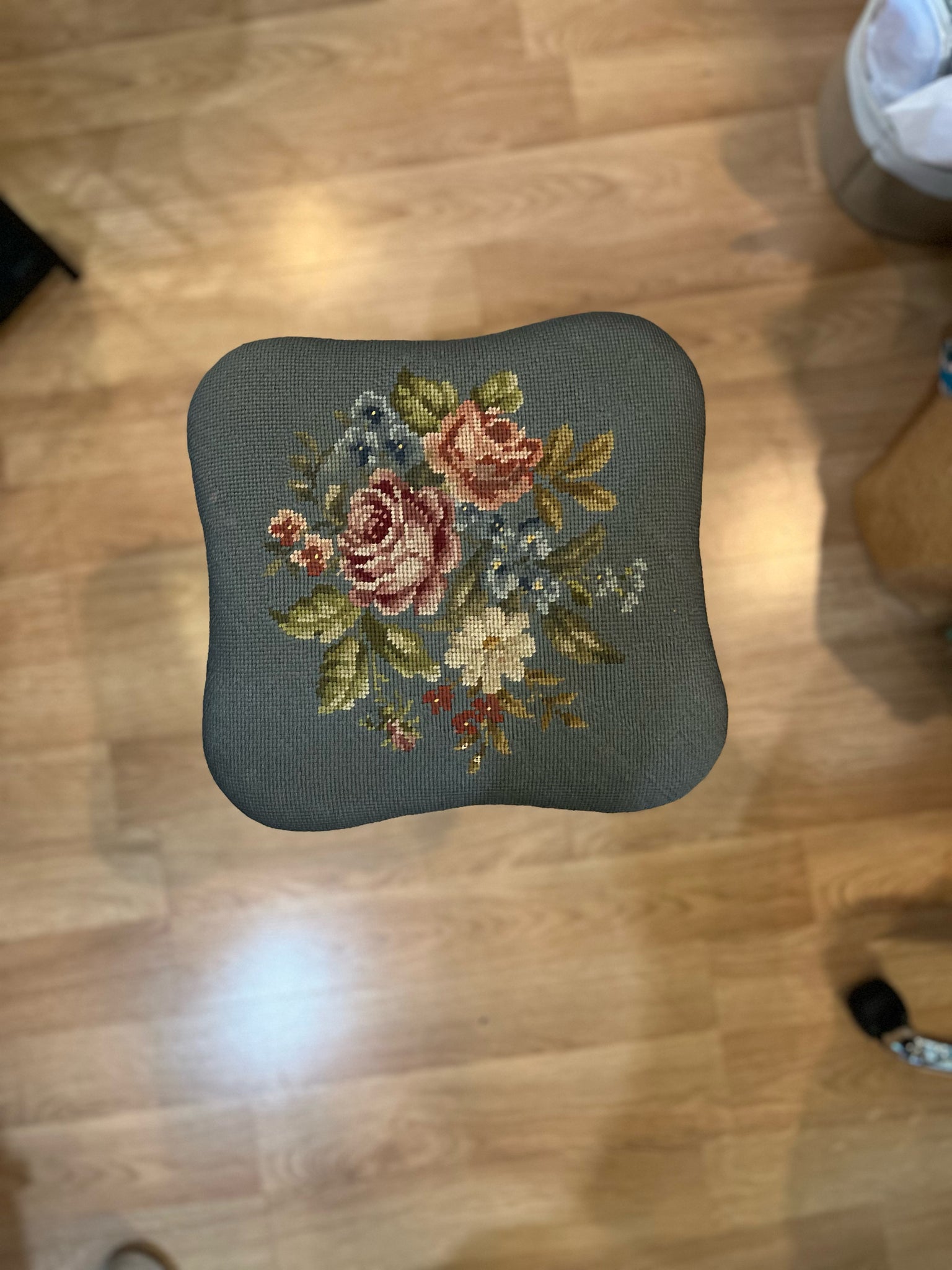 Needlepoint Stool