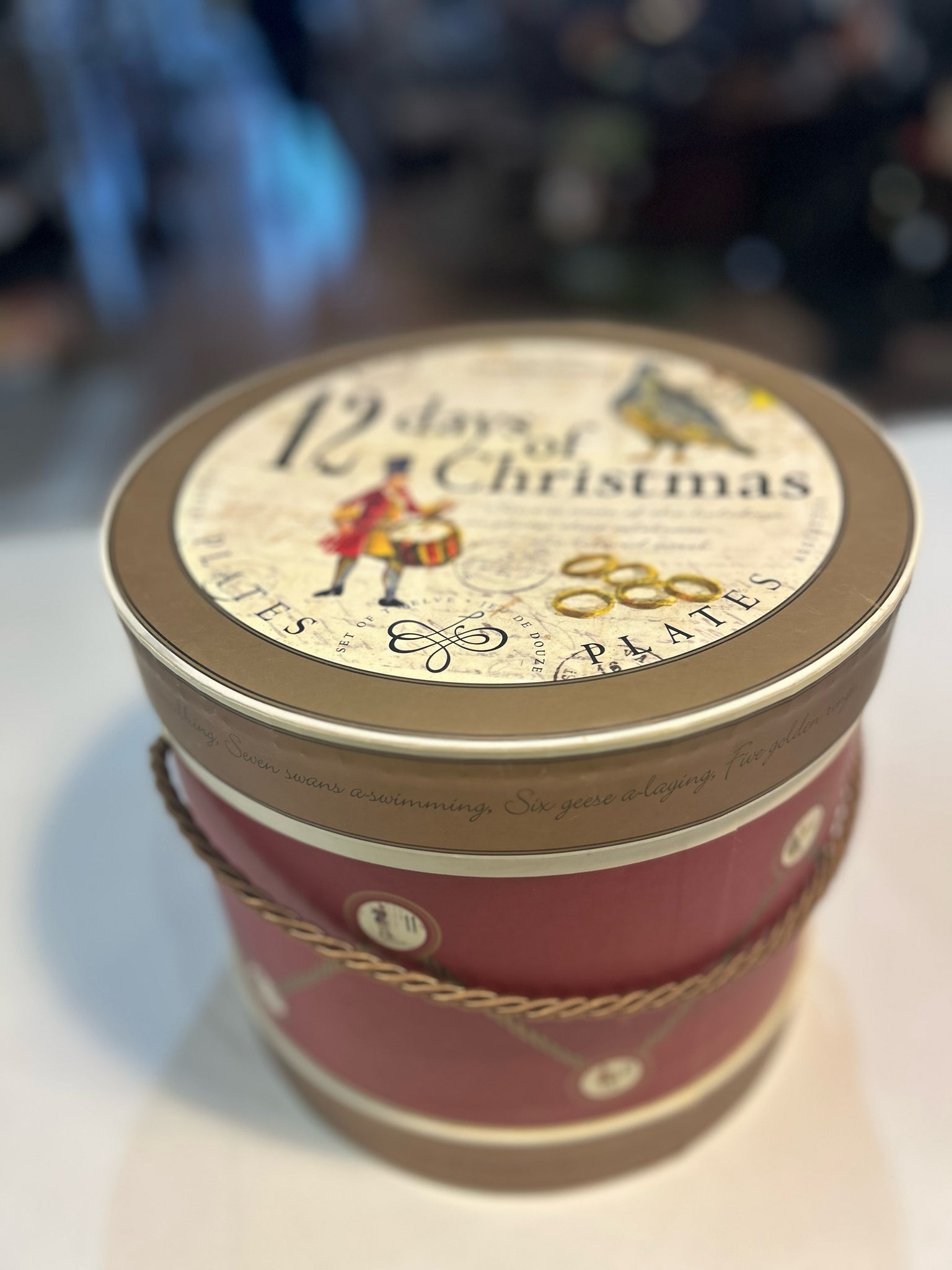 Williams Sonoma 12 Days of Christmas Plates Set
