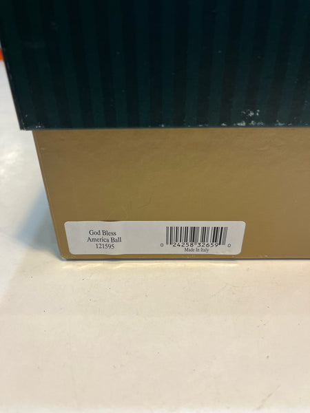 Waterford Holiday Heirloom "God Bless America" Ornament