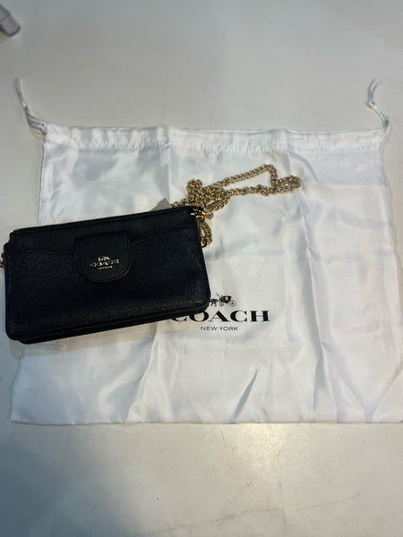 Coach Black "Poppy Crossbody" Handbag