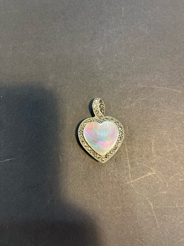 Marcasite & Mother of Pearl Pendant