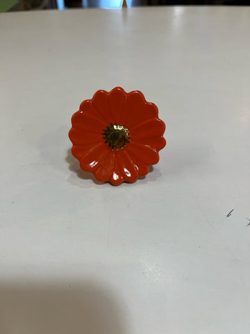 Nora Fleming Orange Gerber Flower Charm