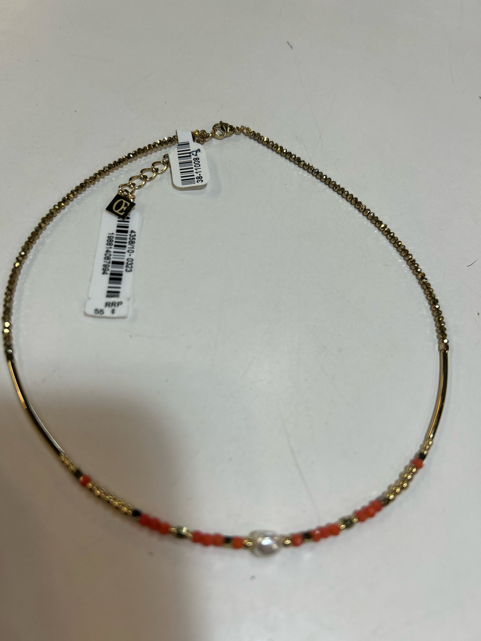 NWT Coer de Lion Gold-Tone Choker Necklace