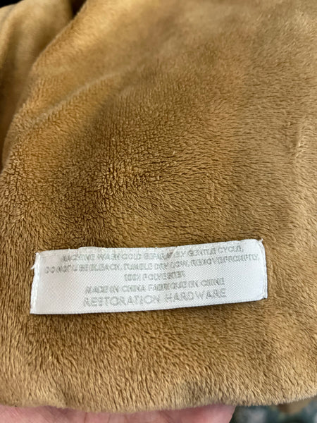 Restoration Hardware Brown Throw