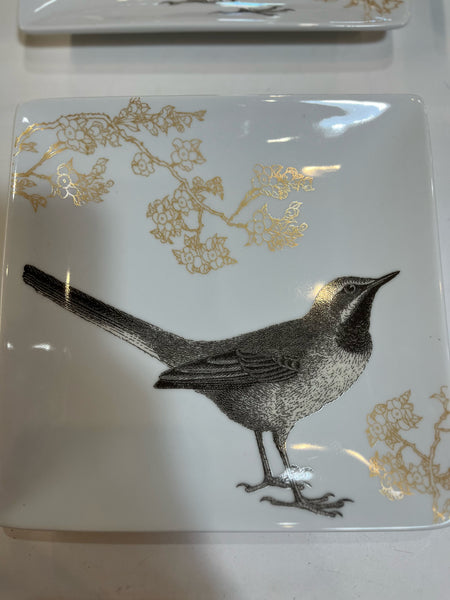 West Elm Bird Plate Set
