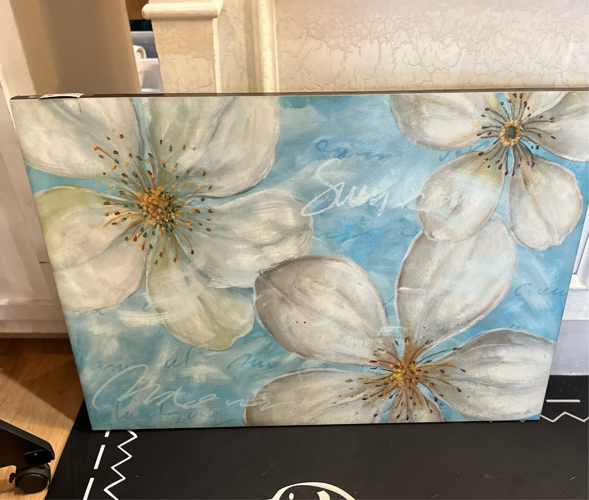 Blue Floral Wall Decoration