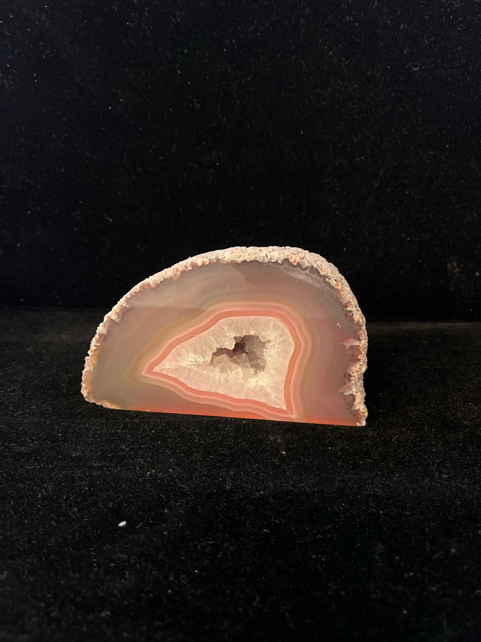 Pink Geode Figurine