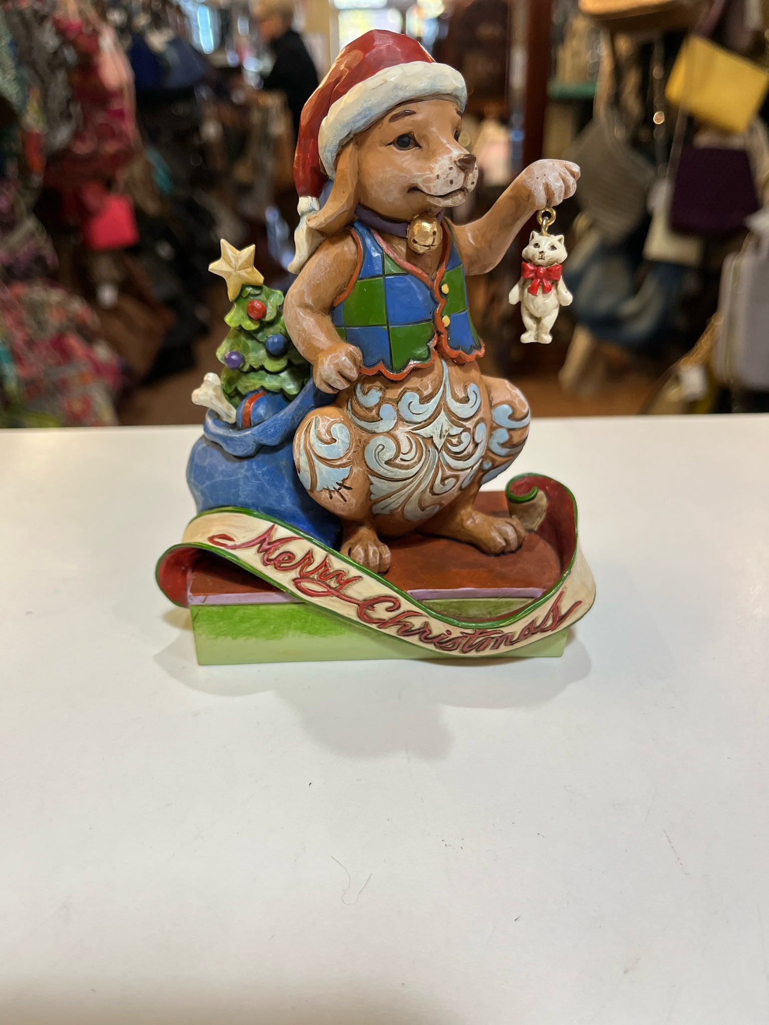 Jim Shore “Unleash Christmas Joy” Figurine