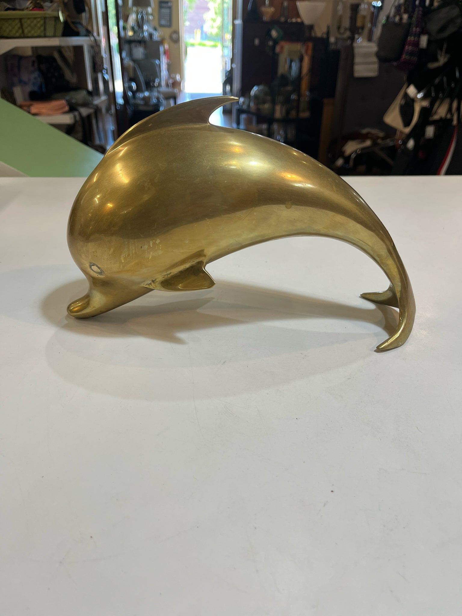 Dolbi Cashier Brass Dolphin Figurine