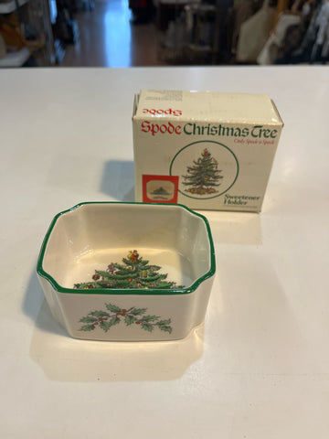 Spode Christmas “Sweetner Holder”