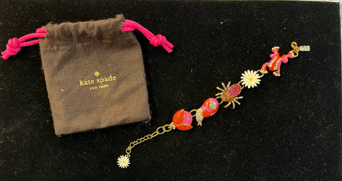 Kate Spade Pink & Orange Bracelet