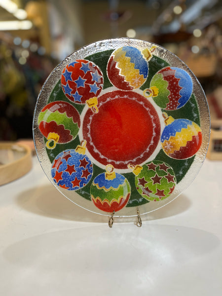 Peggy Karr Christmas Ornament Platter