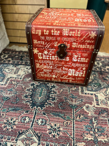 Christmas Time Wooden Box/ Trunk