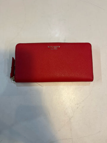 Kate Spade Red Zip-Around Wallet