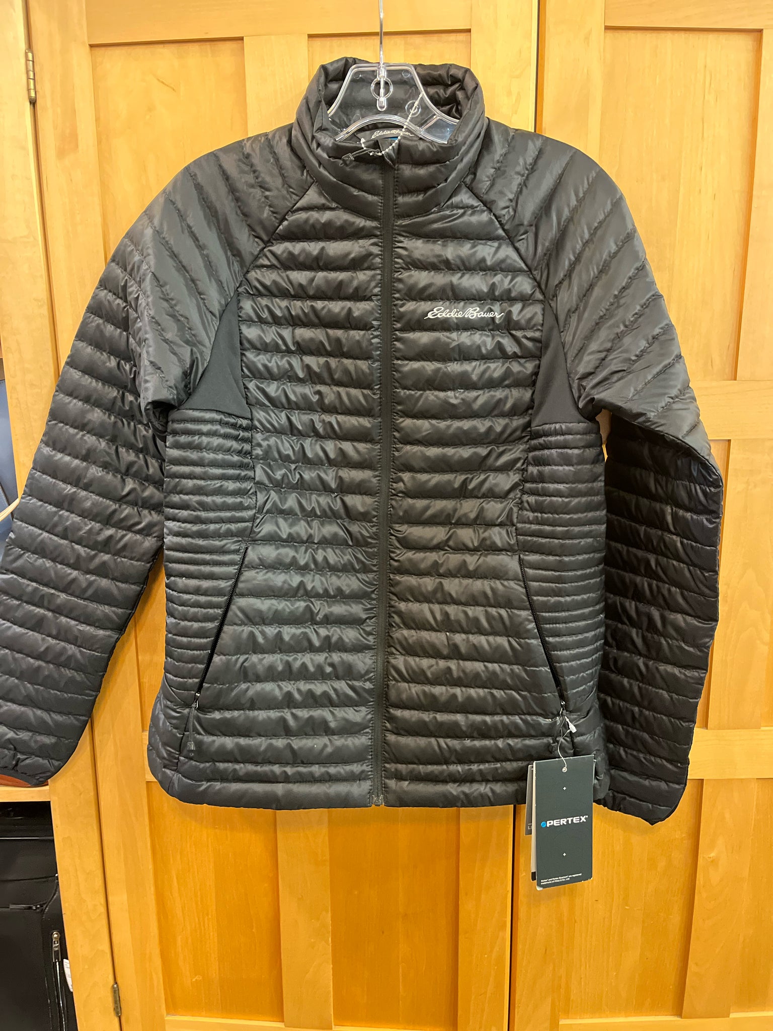 NWT Eddie Bauer Black "Microtherm 2.0 Down" Jacket
