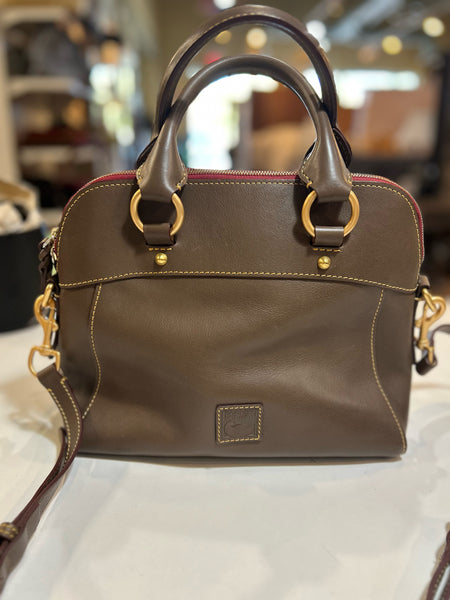 Dooney & Bourke Taupe “Cameron Florentine” Handbag