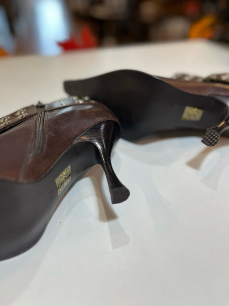 Jeffrey Campbell Brown Heeled Boots