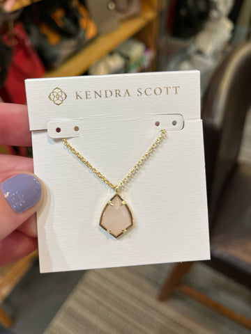 Kendra Scott Pink Pendant Necklace
