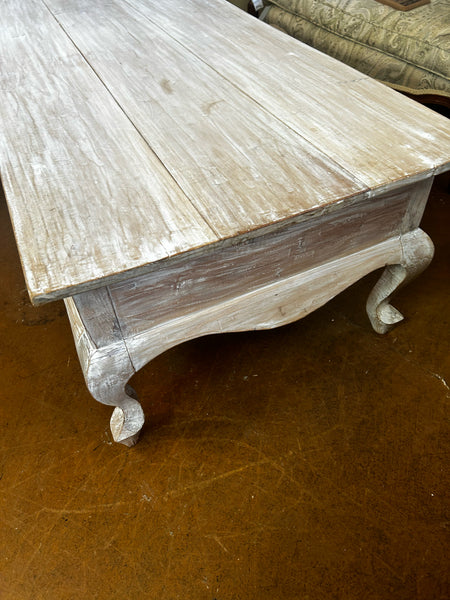 Whitewashed Coffee Table