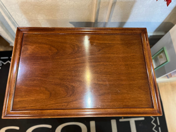 Mahogany Hickory Chair Brown End Table