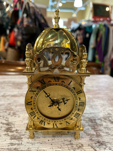 Vintage Smith Lionel Peck Brass Empire Lantern Clock