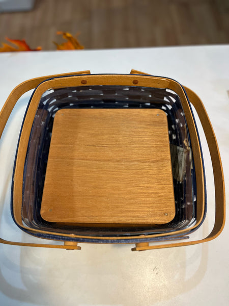 Rare Longaberger "Blue Cake Basket"