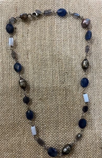 Silpada Iolite Calcedony Necklace