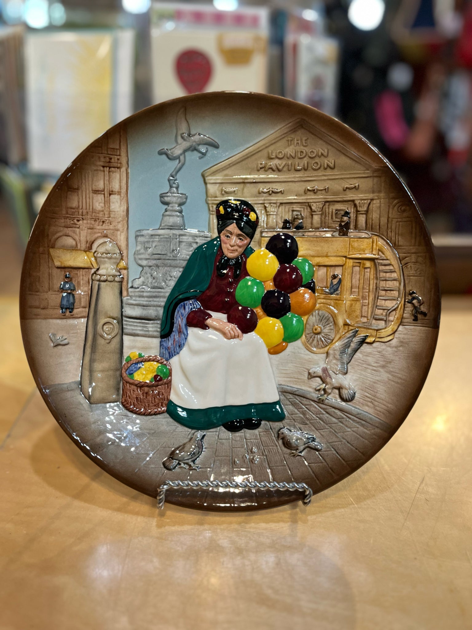 Royal Doulton “The Old Balloon Seller” Plate