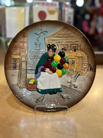 Royal Doulton “The Old Balloon Seller” Plate