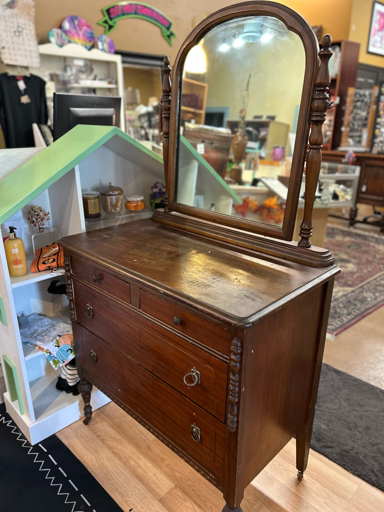 Vintage Dresser with Mirror