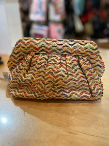 NWT Shiraleah Woven Clutch