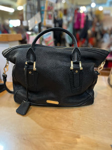 Burberry "Kirley" Black Large Satchel