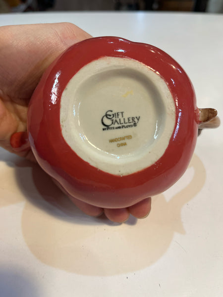 Fitz & Floyd Tomato Teapot