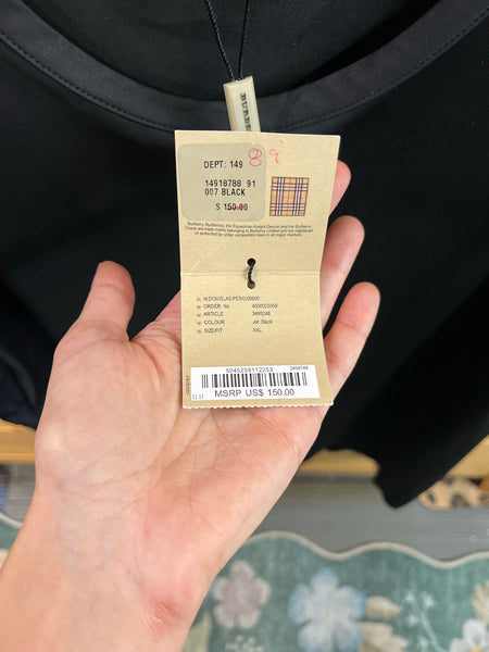 NWT Burberry Black Athleisure Tank