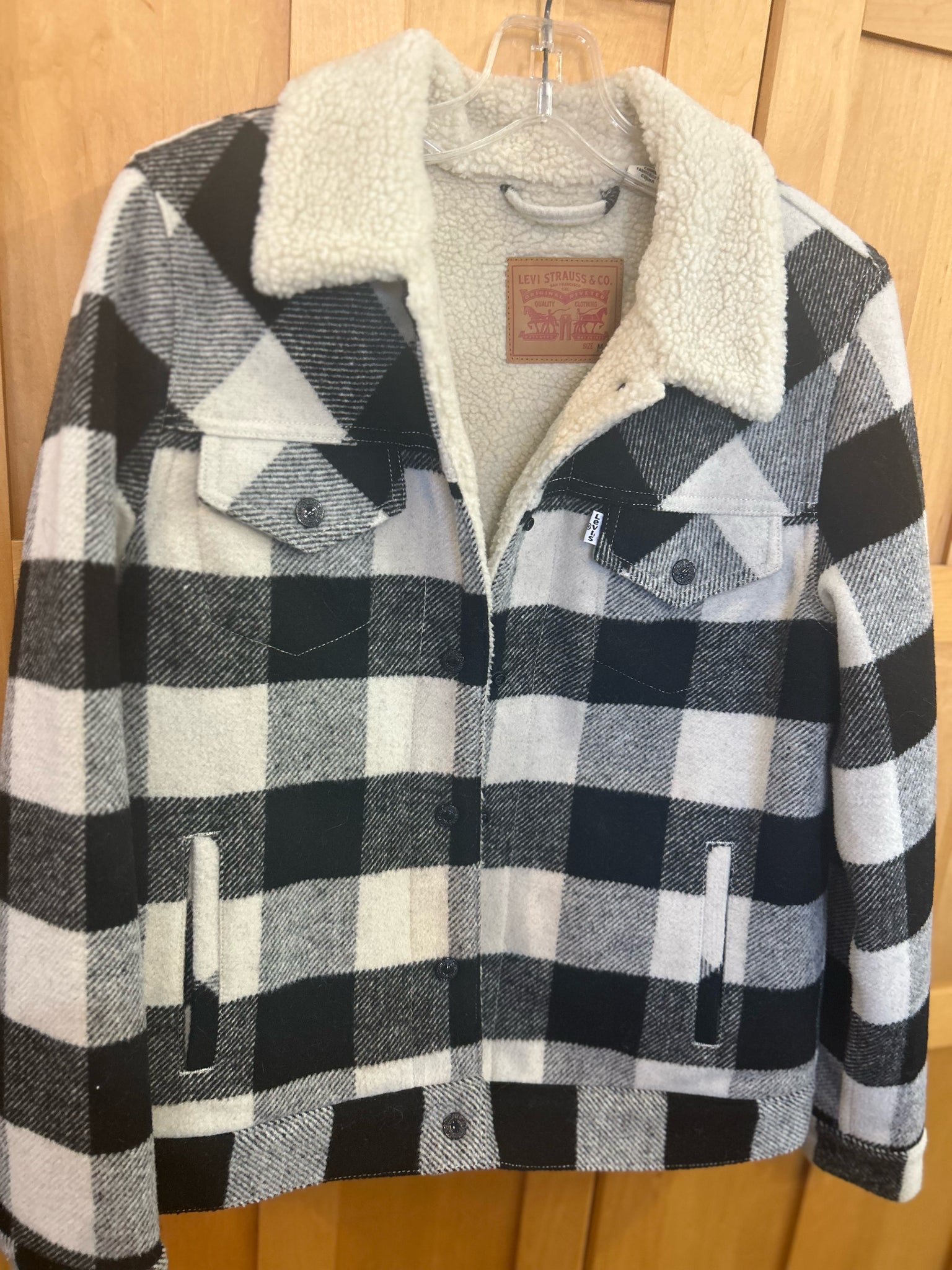 Levi Buffalo Check Sherpa Jacket
