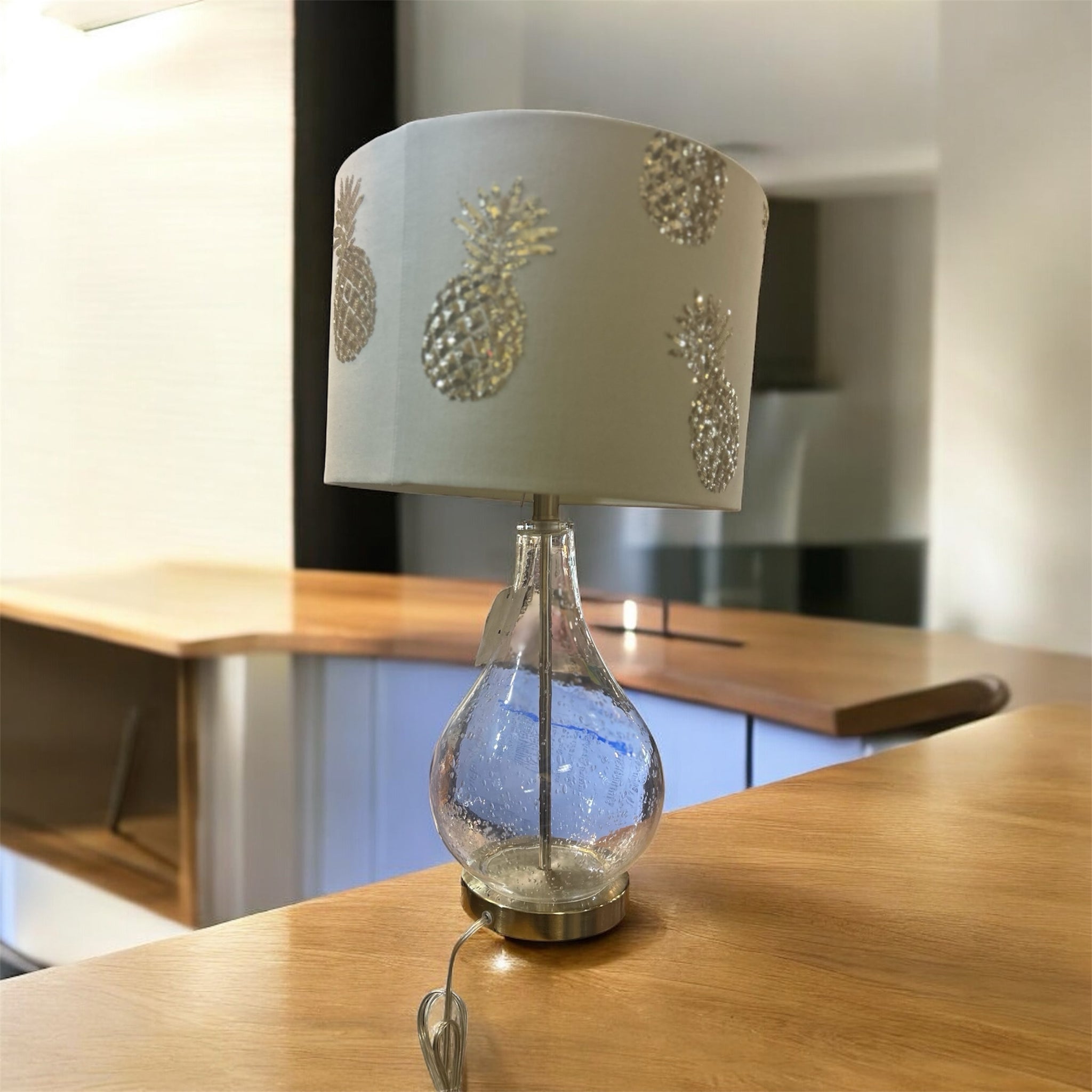 Sequin Pineapple Table Lamp