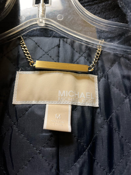 Michael Kors Navy Wool Peacoat