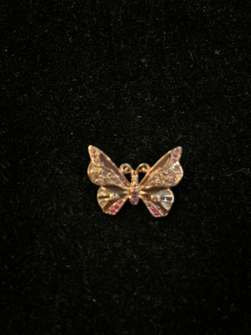 Pink Butterfly Pin